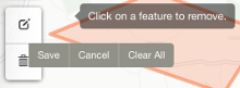 Deleting features
